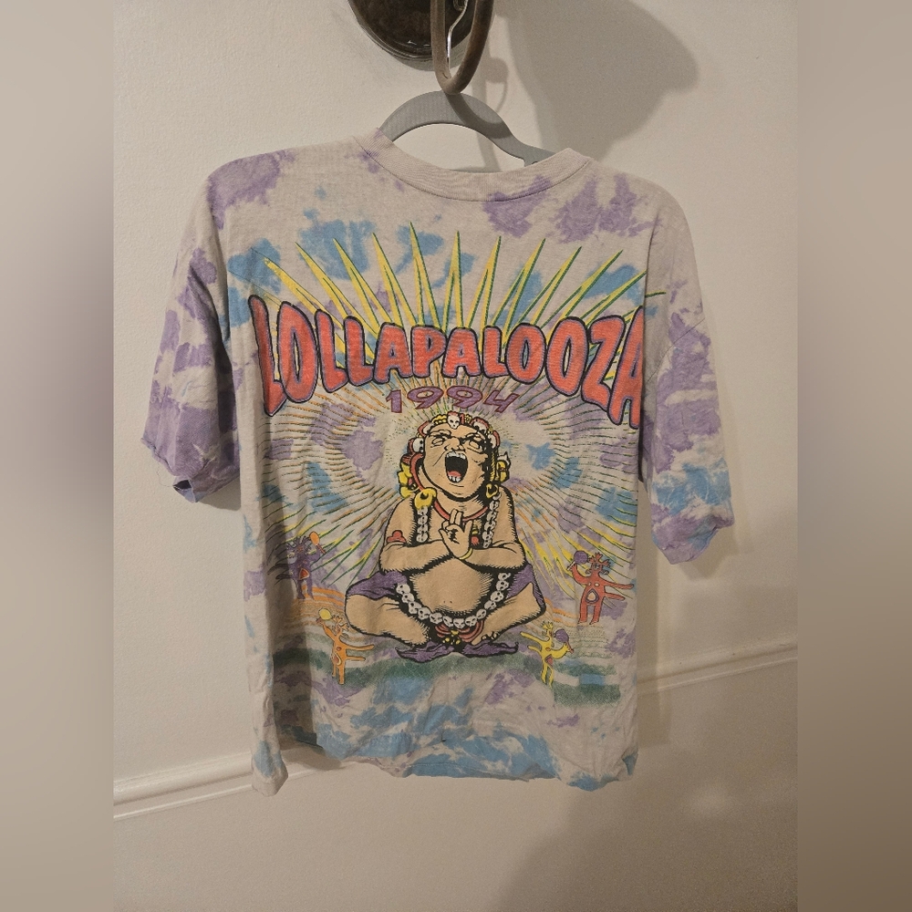 Vintage Lollapalooza 1994 tour shirt tie-dye